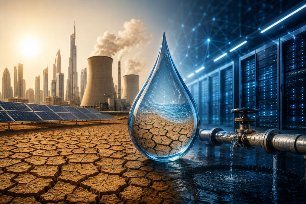 GCC AI boom water energy risks