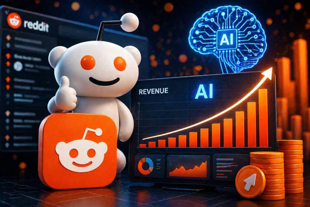 Reddit AI ad revenue growth