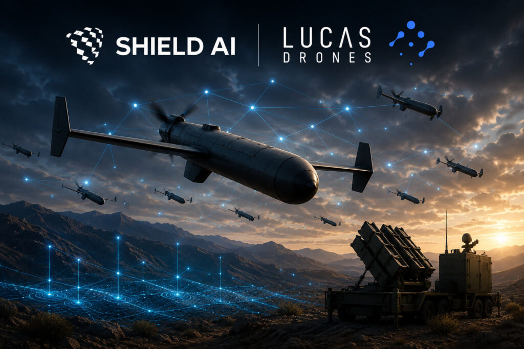 Shield AI and LUCAS drone program with AI Swarming Technology Shield AI LUCAS drone program