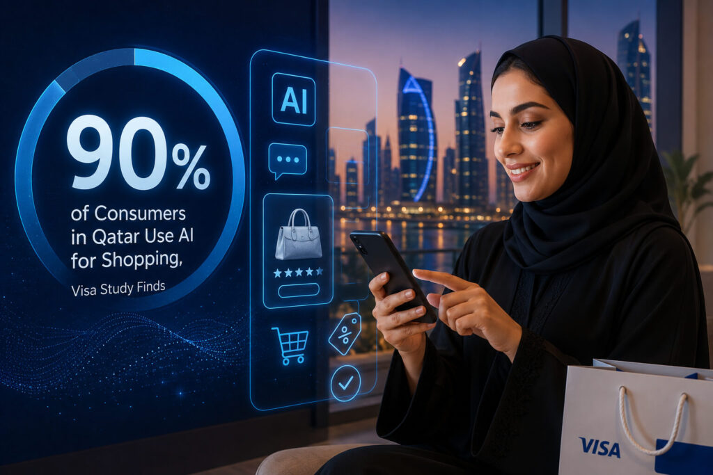 Visa Study Finds 90 Percent of Shoppers in Qatar Use AI for Shopping AI shopping in Qatar