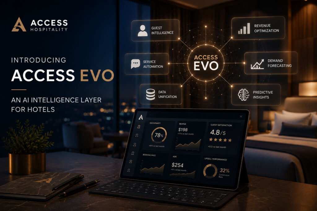 Access Hospitality Unveils Access Evo, an AI Intelligence Layer for Hotels Access Evo AI for hotels