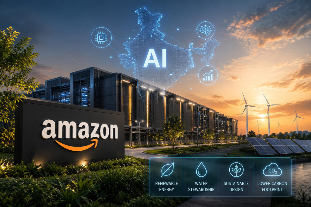 Amazon AI growth India water scarcity