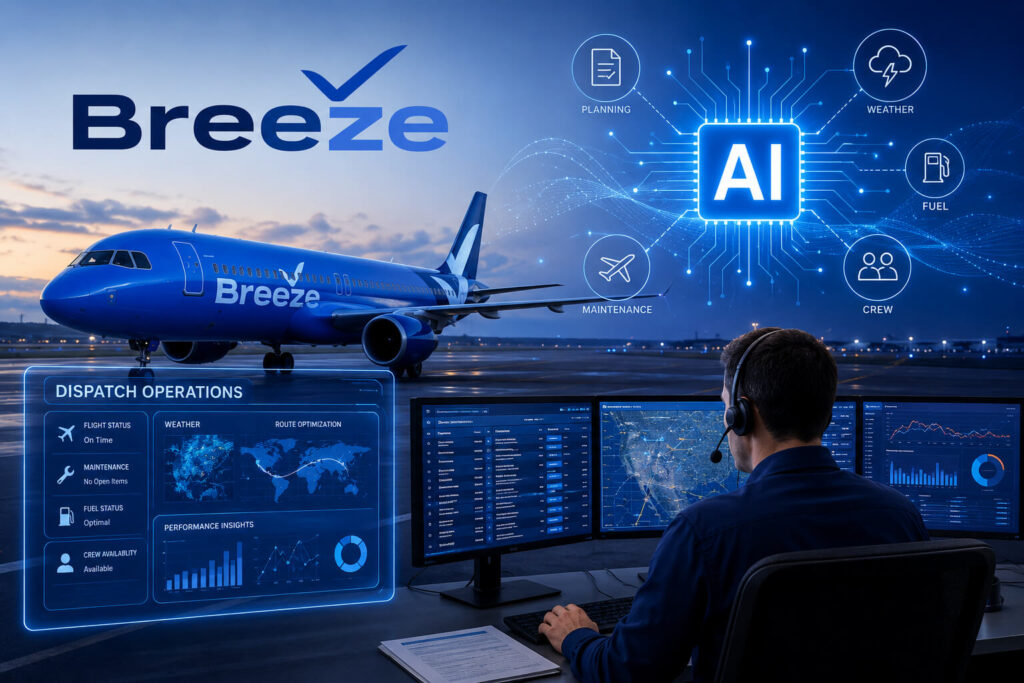 Breeze Airways AI dispatch platform