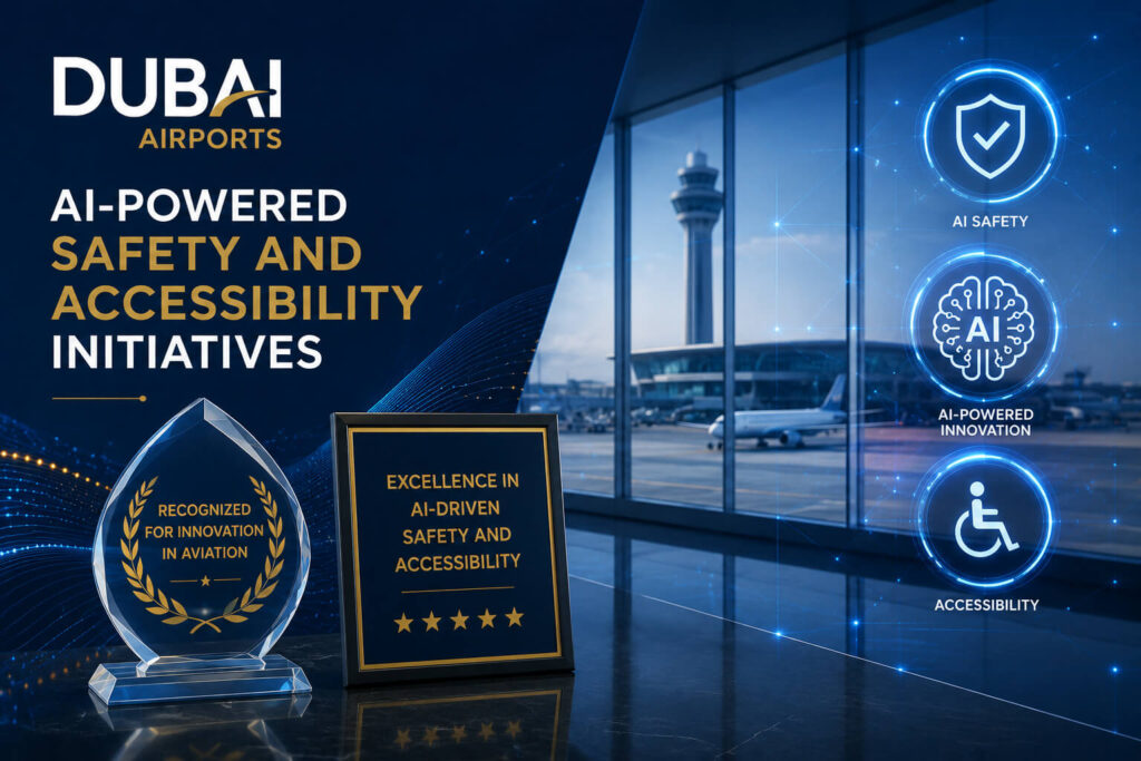 Dubai Airports recognised for AI-led safety and accessibility initiatives Dubai Airports AI safety