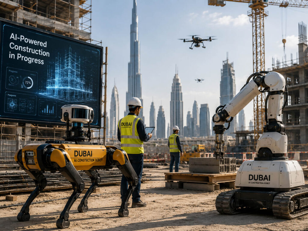 Dubai construction AI robots
