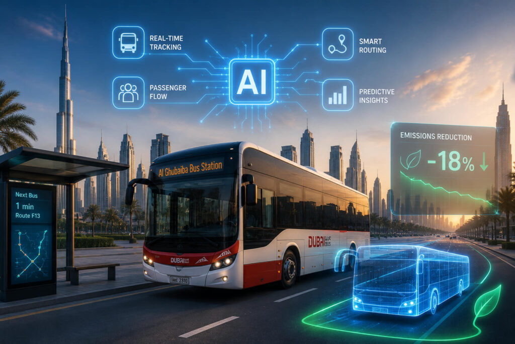Dubai AI bus management