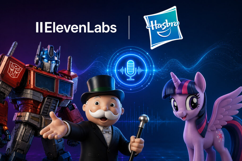 ElevenLabs Hasbro AI characters