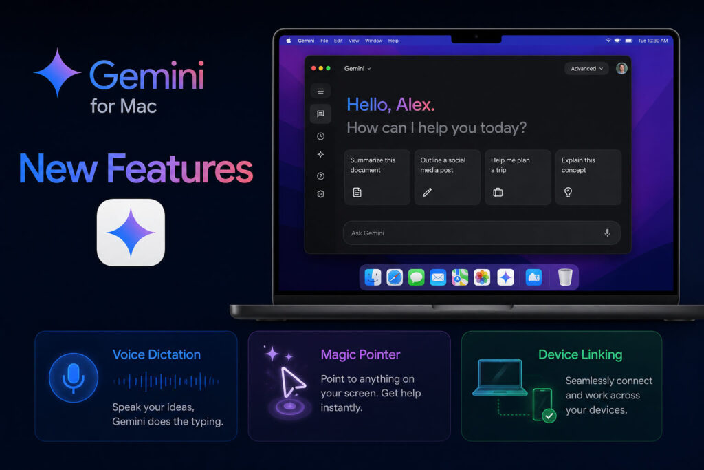 Gemini for Mac new features