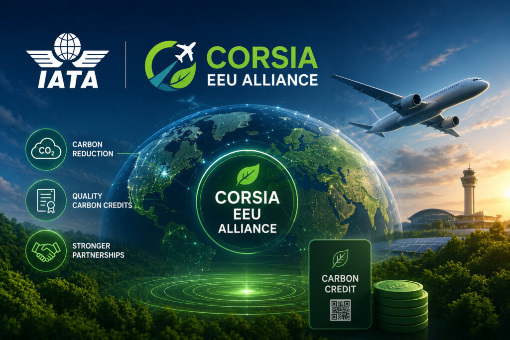 IATA CORSIA EEU Alliance to Boost Aviation Carbon Credits IATA CORSIA EEU Alliance