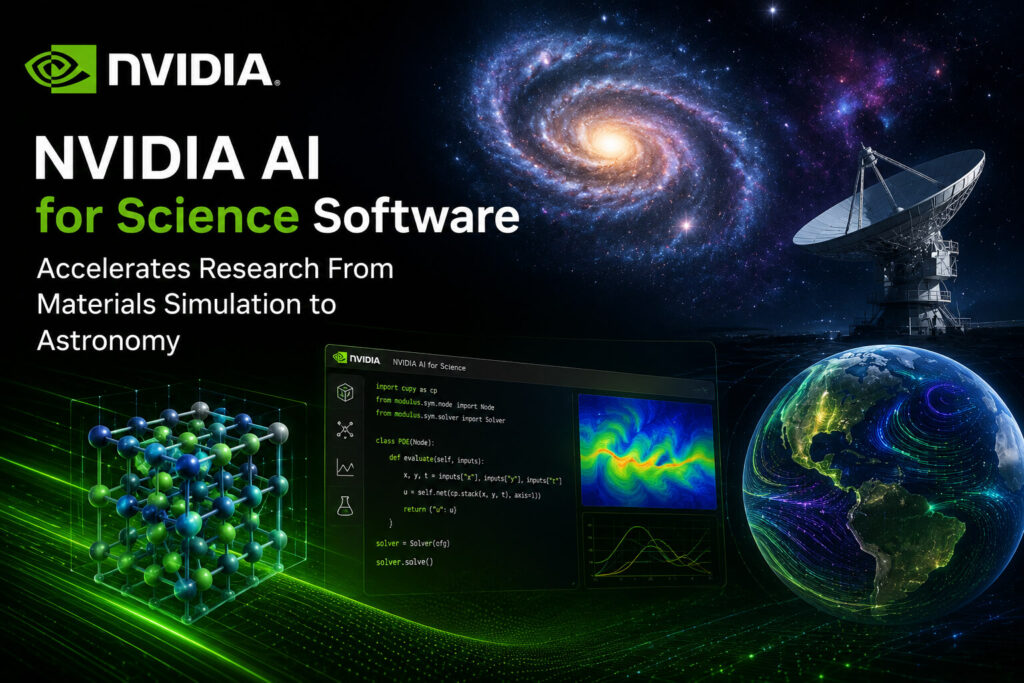 NVIDIA AI for science software