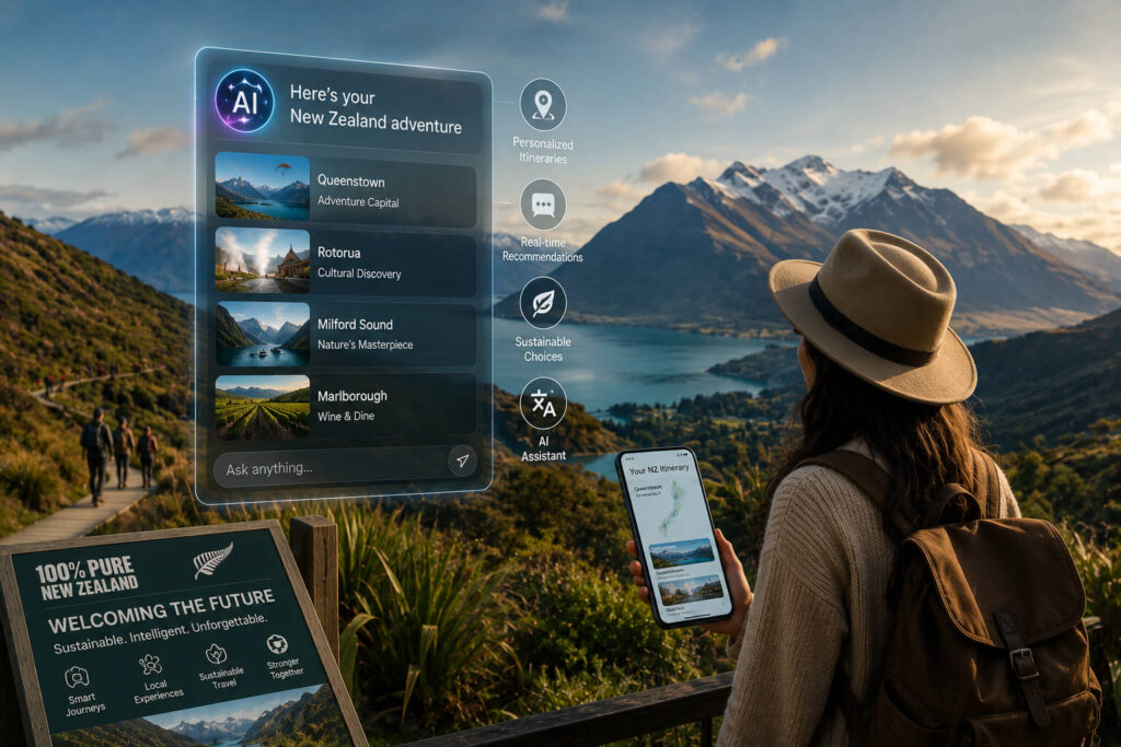 New Zealand Tourism Adapts to AI Travel Planning AI travel planning