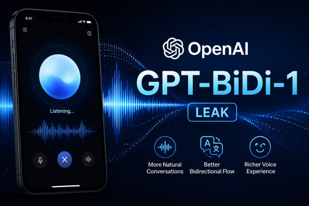 GPT-BiDi-1 ChatGPT voice upgrade