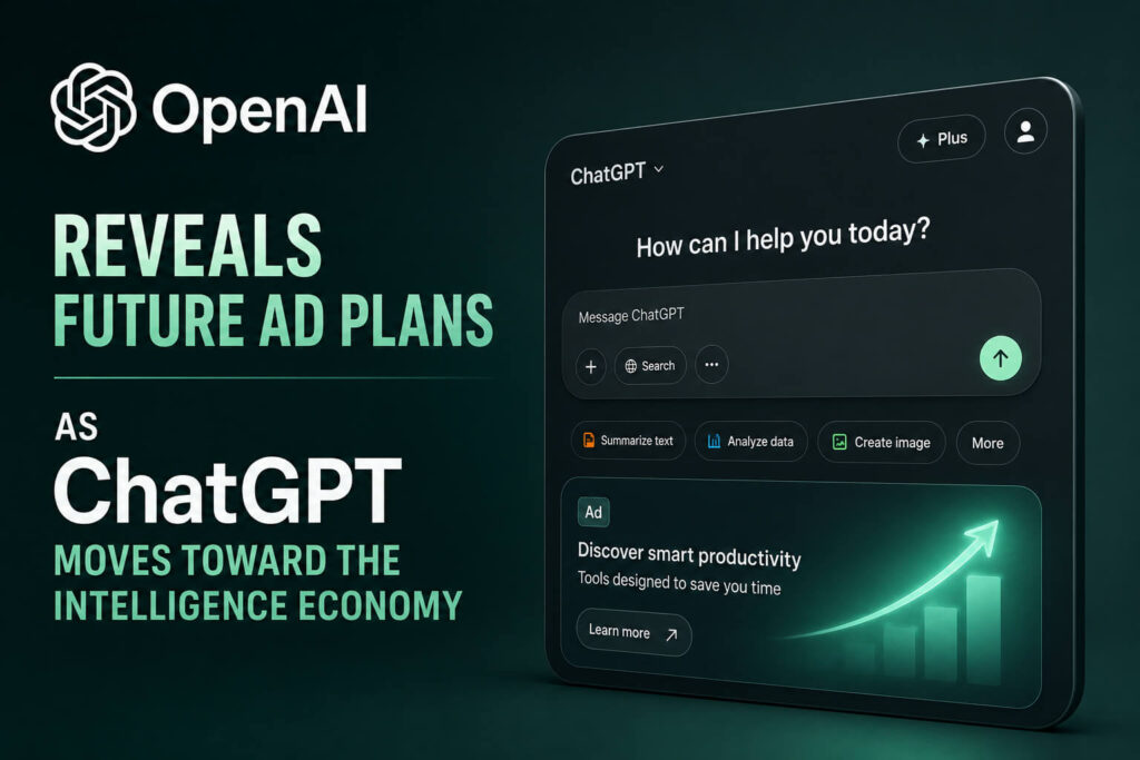 OpenAI Reveals Future Ad Plans as ChatGPT Moves Toward the Intelligence Economy OpenAI ChatGPT ad plans