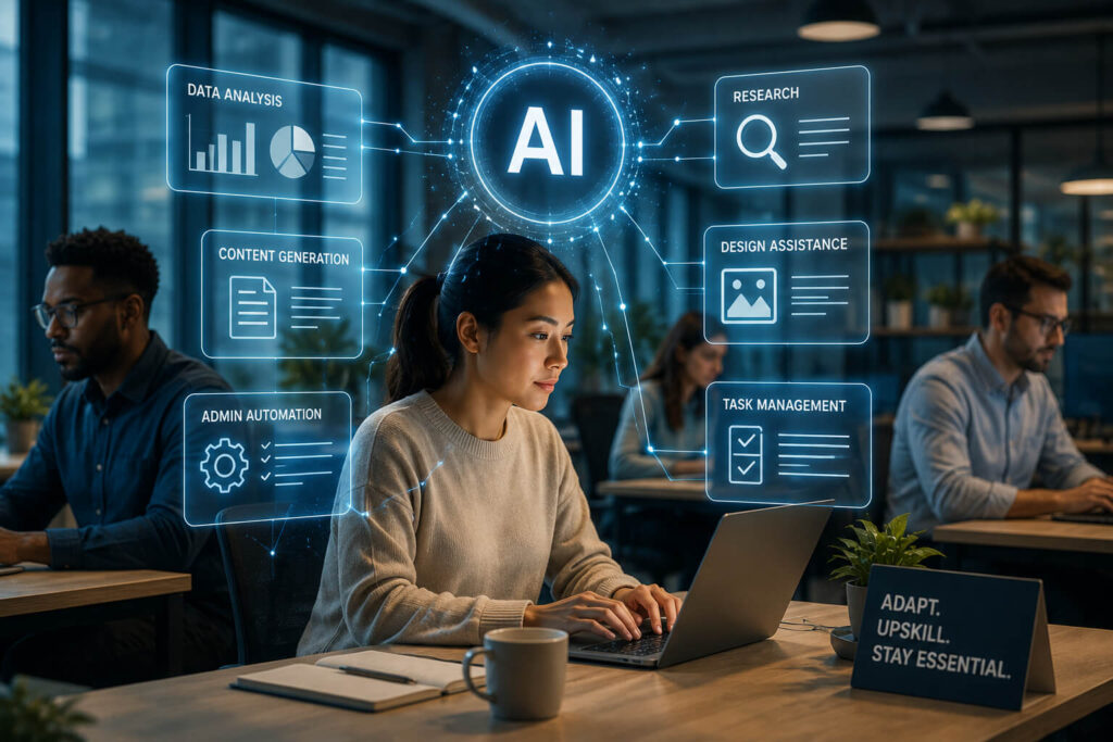 AI workplace task crossover