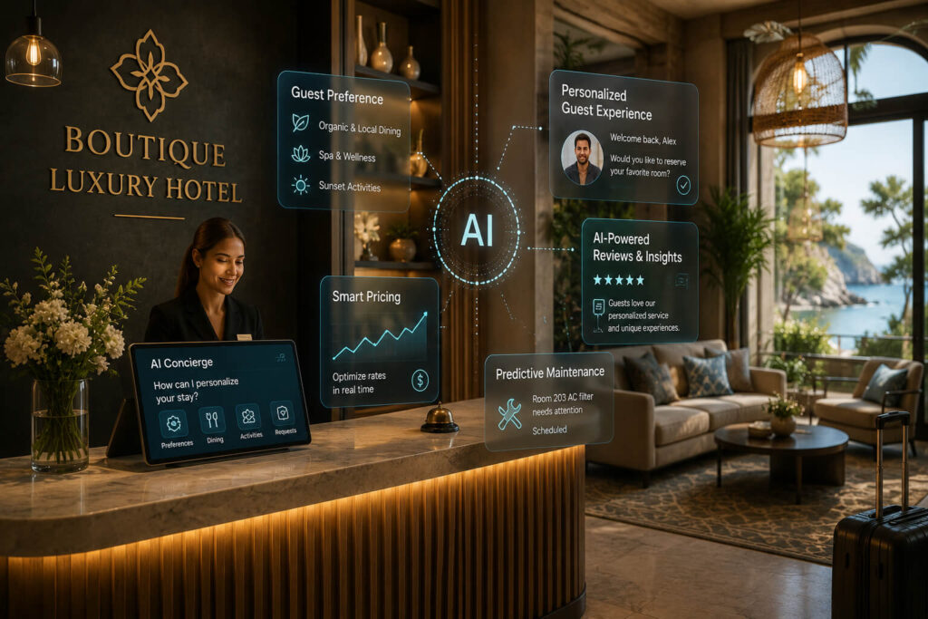 AI in boutique luxury hotels
