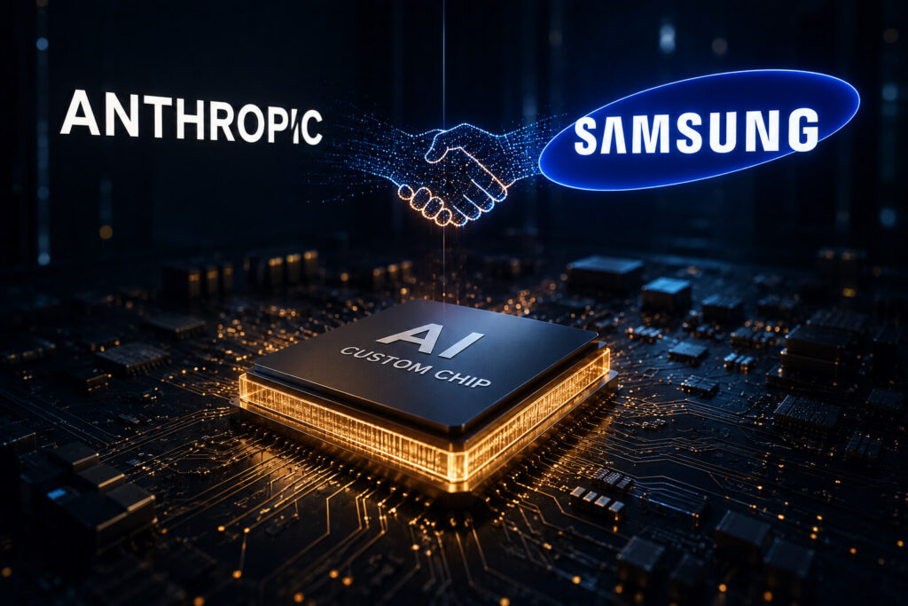 Anthropic Eyes Samsung Partnership for Custom AI Chip Push Anthropic custom AI chip