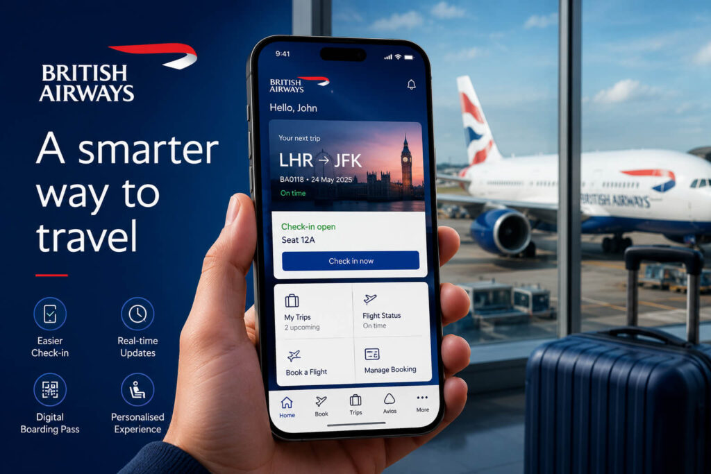 British Airways New App Rollout Brings Smarter Digital Travel Into the Passenger Journey British Airways new app