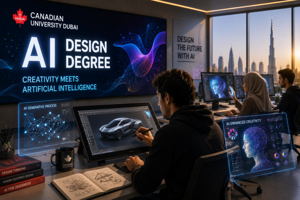 Canadian University Dubai AI design degree