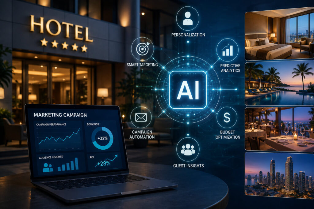 Fewer, Smarter Campaigns: How AI Is Rewriting Hotel Digital Marketing AI hotel marketing