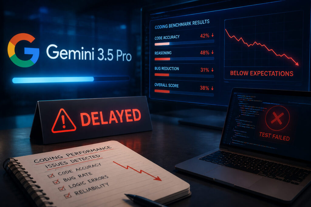 Google delays Gemini 3.5 Pro