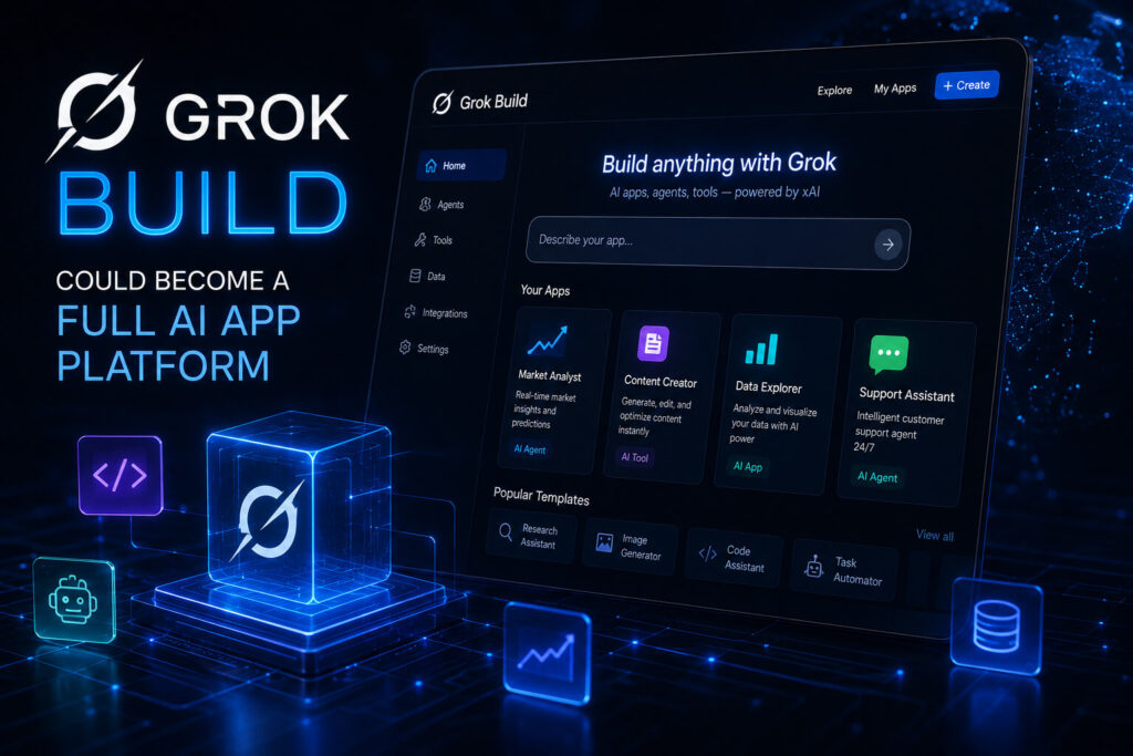 Grok Build AI app platform
