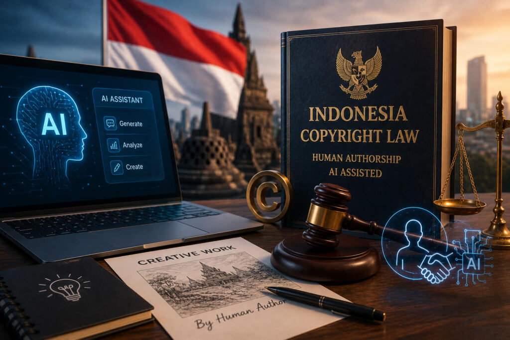 Indonesia AI Copyright Law Says AI Can Help, But Humans Still Own the Work Indonesia AI copyright law