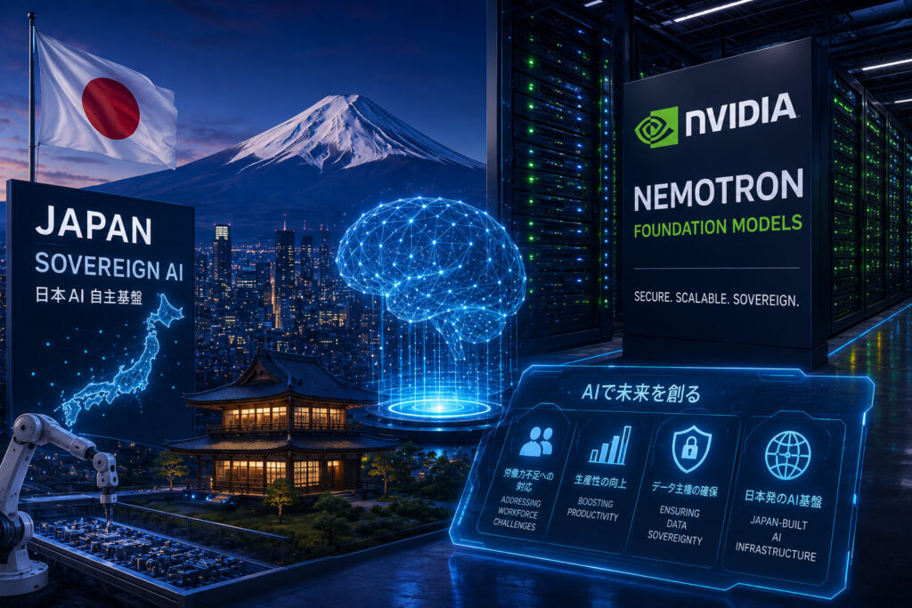 Japan sovereign AI NVIDIA Nemotron