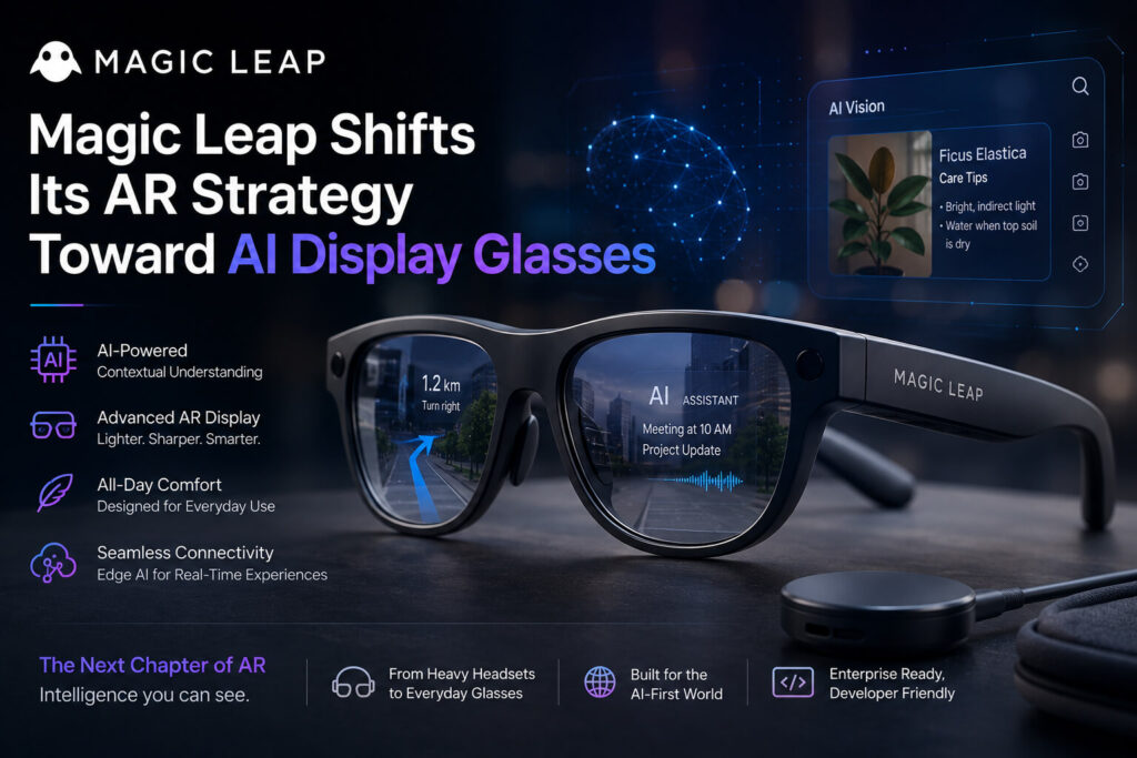 Magic Leap AI display glasses