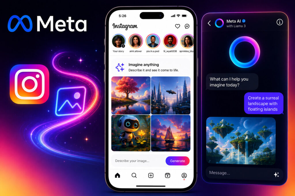 Meta Brings New AI Image Model Into Instagram and Its Chatbot Meta Muse Image AI model