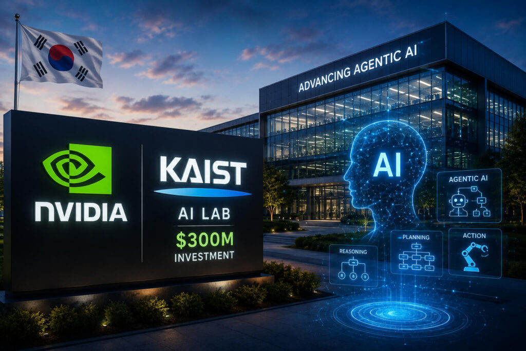 NVIDIA and KAIST Launch $300M AI Lab for Korean Agentic AI NVIDIA KAIST AI lab