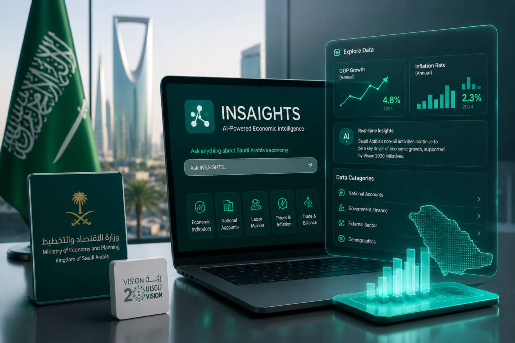 Saudi Ministry Launches INSAIGHTS AI Tool to Make National Economic Data Easier to Use Saudi INSAIGHTS AI tool