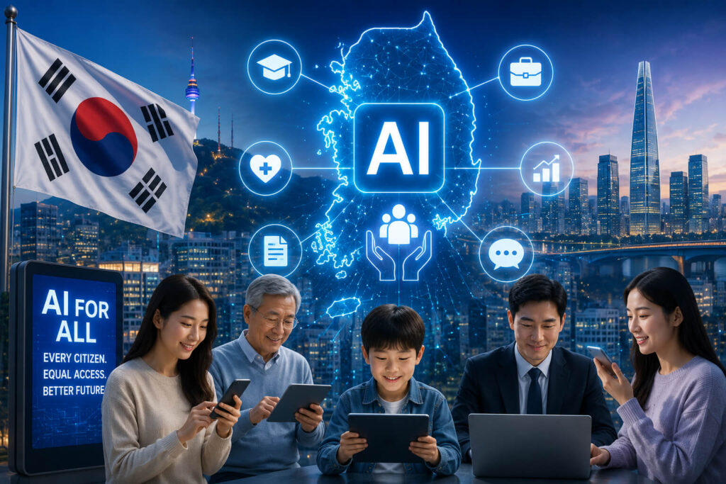 South Korea Plans Free AI Access for Every Citizen South Korea AI for All Project