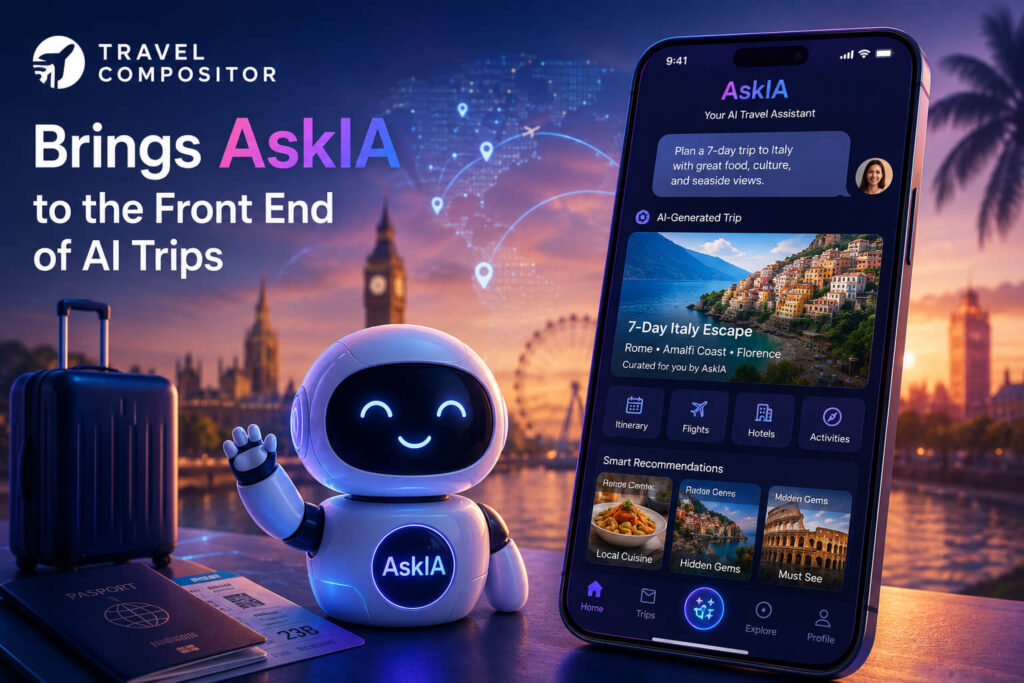 Travel Compositor Brings AskIA to the Front End of AI Trips Travel Compositor AskIA AI Trips