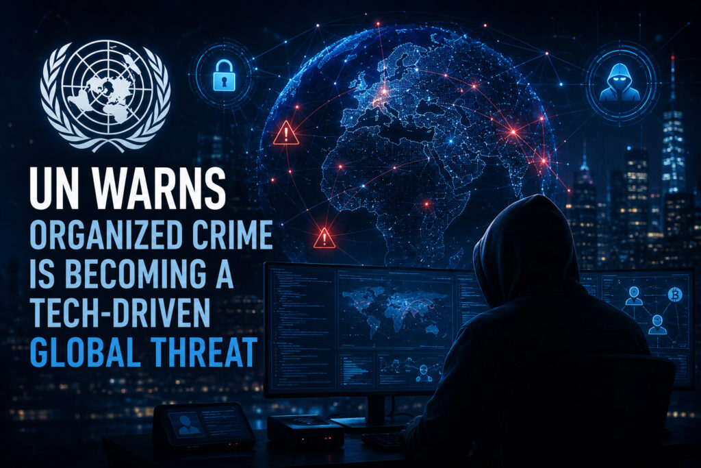 UN Warns Organized Crime Is Becoming a Tech-Driven Global Threat organized crime technology threat