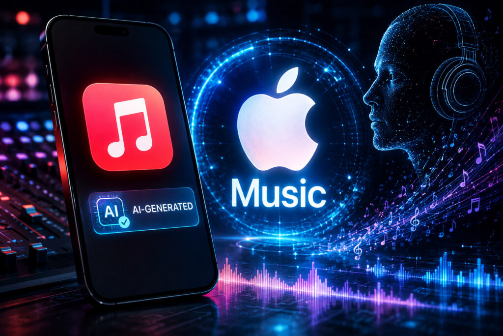 Apple Music AI-generated music labels
