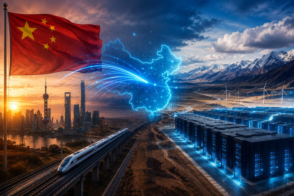 China Is Moving AI Data Centers West in a Huge Computing Power Push China AI data centers
