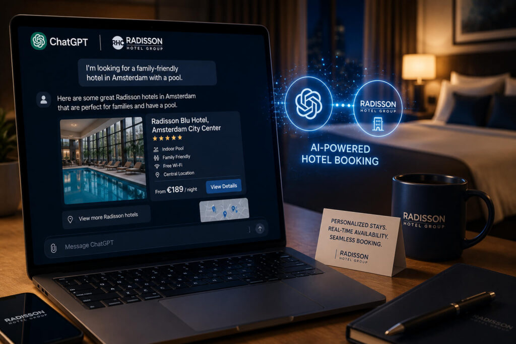 Radisson Just Turned ChatGPT Into a Hotel Booking Assistant Radisson Hotels ChatGPT app