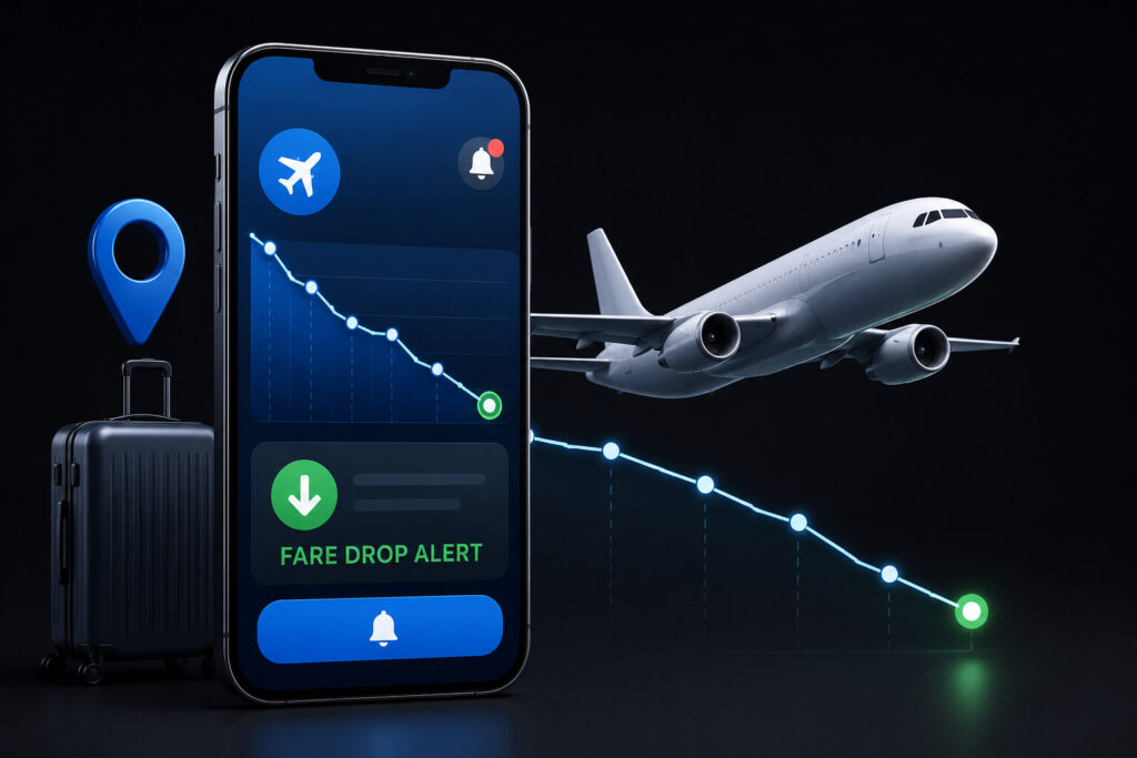 SlickTrip flight price tracker app