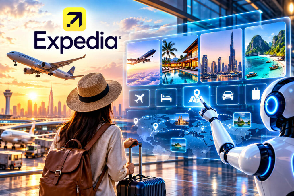 Expedia AI travel agent