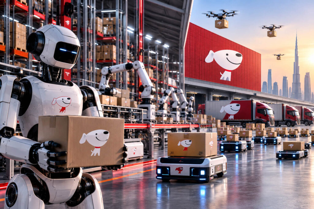 JD.com physical AI logistics