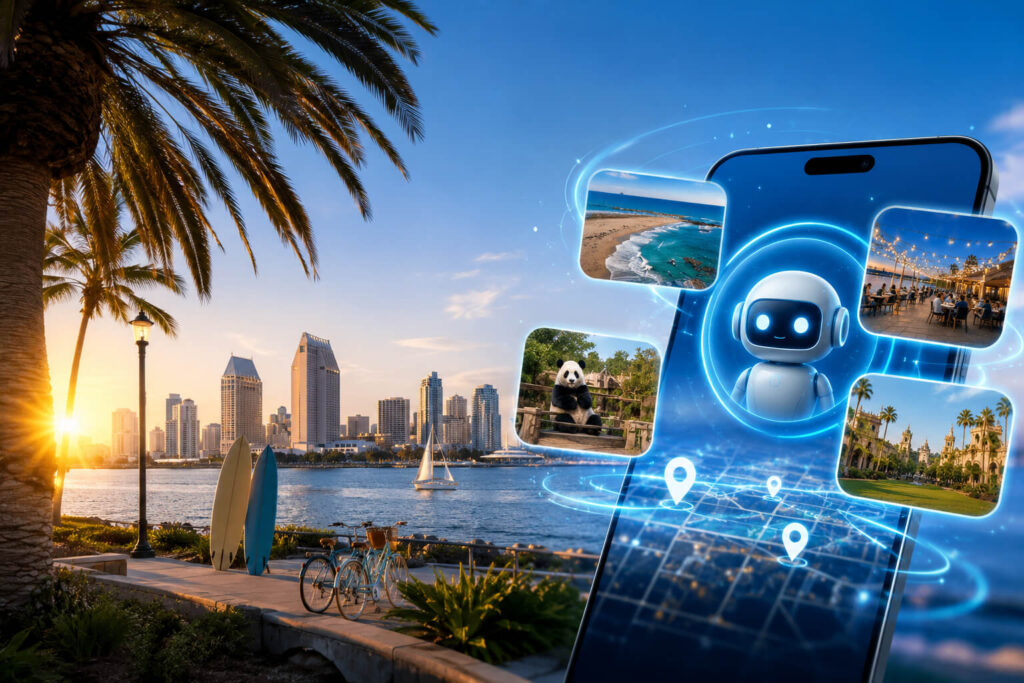 Mindtrip San Diego AI trip planner