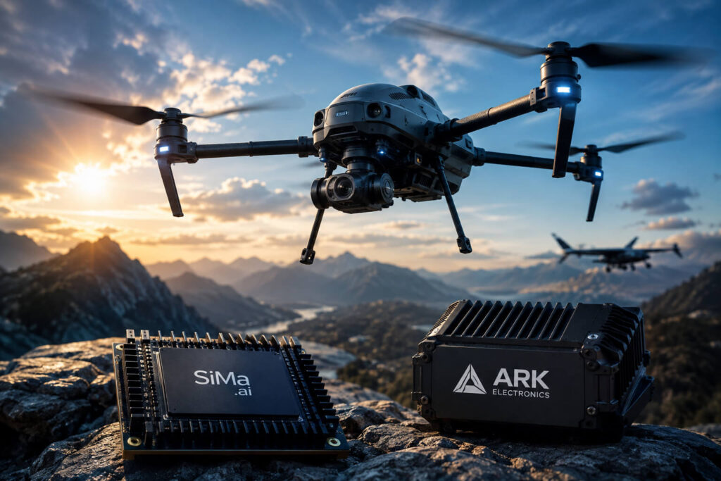 SiMa.ai ARK Electronics autonomous drones
