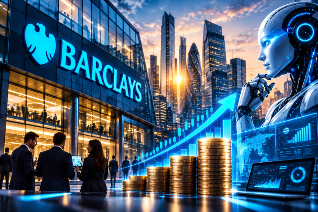 Barclays Q3 Profit Rises 12% as Bank Expands AI Cost-Cutting